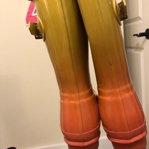 Short ombré hunter rain boots
